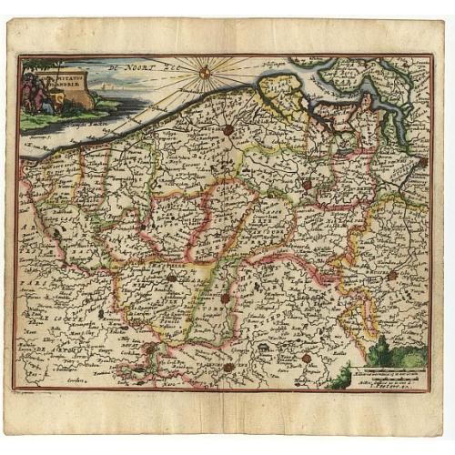 Old map image download for Comitatus Flandriae
