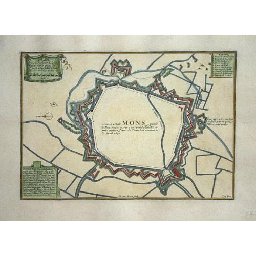 Old map image download for Mons