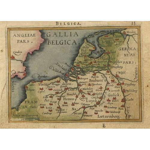 Old map image download for Gallia Belgica.