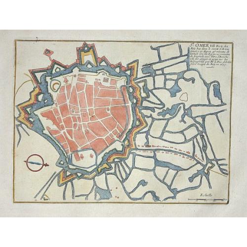 Old map image download for st Omer