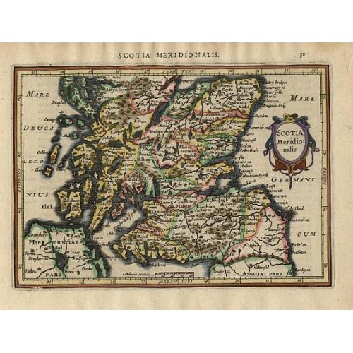 Old map image download for 2 maps: Scotia septentrionalis , Scotia meridionalis.