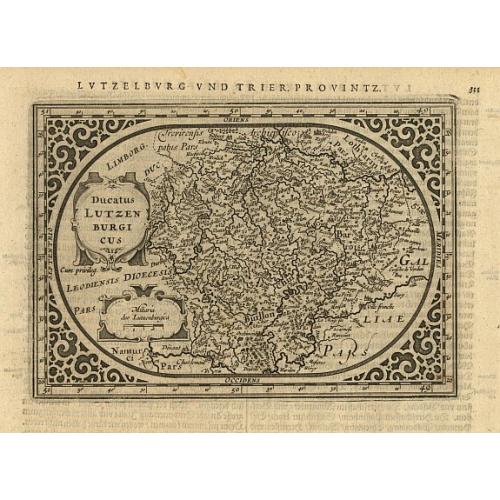 Old map image download for Ducatus Lutzenburgicus