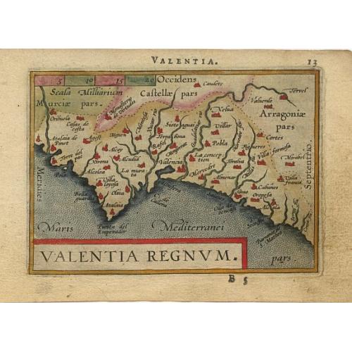Old map image download for Valentia regnum.