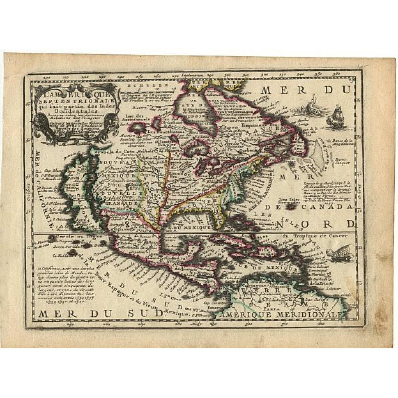 L'Amerique Septentrionale qui fait partie des Indes Occidentales..