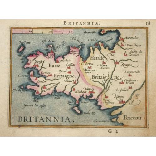 Old map image download for Britannia.