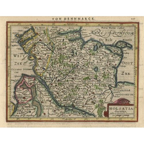 Old map image download for Holsatia ducatus