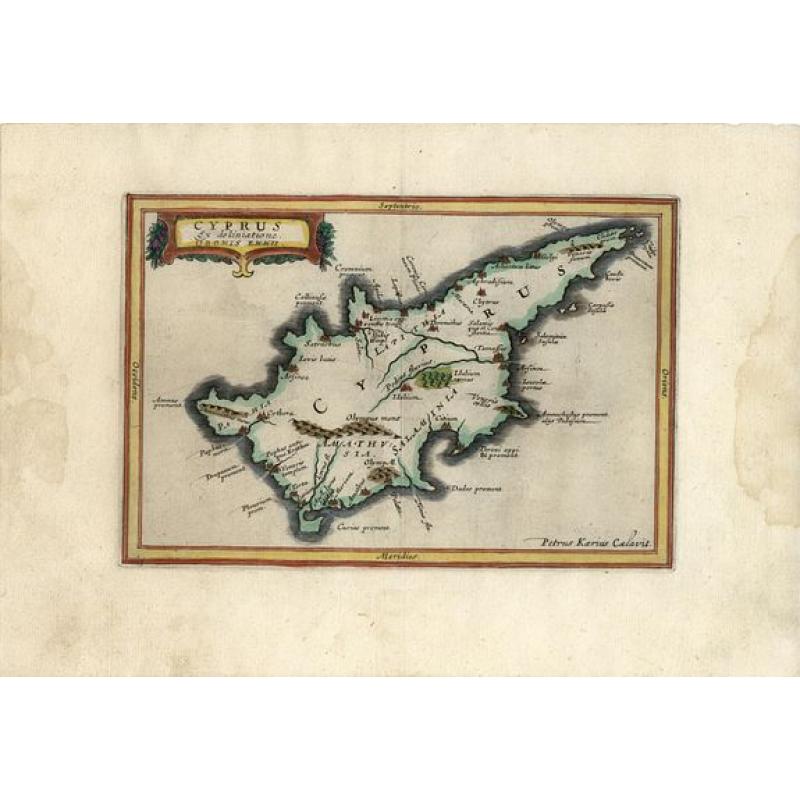Cyprus Ex deliniatione Ubonis Emmii 