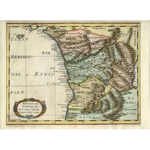 Old map image download for Royaume de Congo.