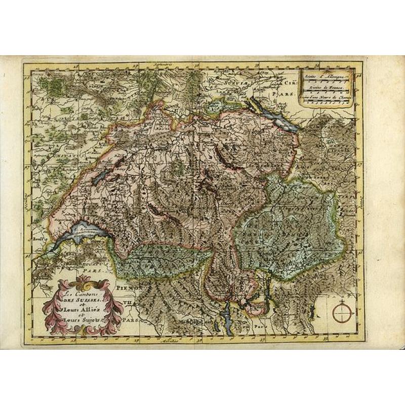 Les Cantons des Suisses, et Leurs Alliez et Leurs Sujets.
