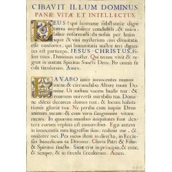 Leaf on vellum from a manuscript Book of Hours.