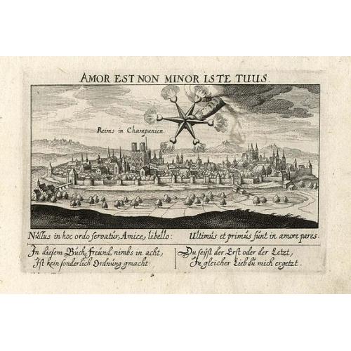 Old map image download for Reims