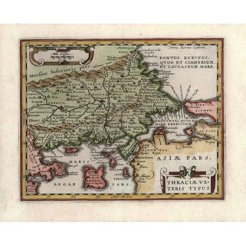 Old map image download for Thraciae veteris Typusb Orbis terrarum
