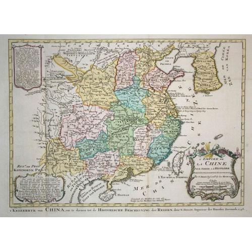 Old map image download for L'Empire de la Chine Pour Servir a l'Histoire des Etablissemens Europeens. Orbis terrarum
