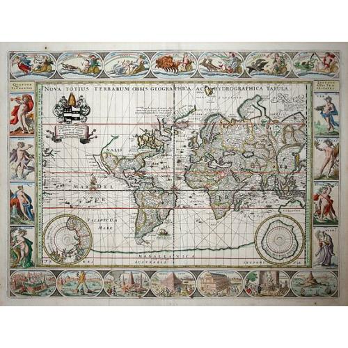 Old map image download for Nova Totius Terrarum Orbis Geographica Ac Hydrographica Tabula.
