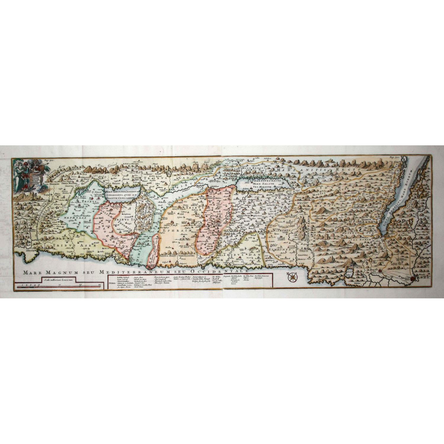 Tabula Geographica Terrae Sanctae Auctore J. Bonfrerio Societa Jesu.