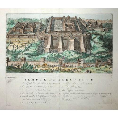 Old map image download for Temple de Jerusalem