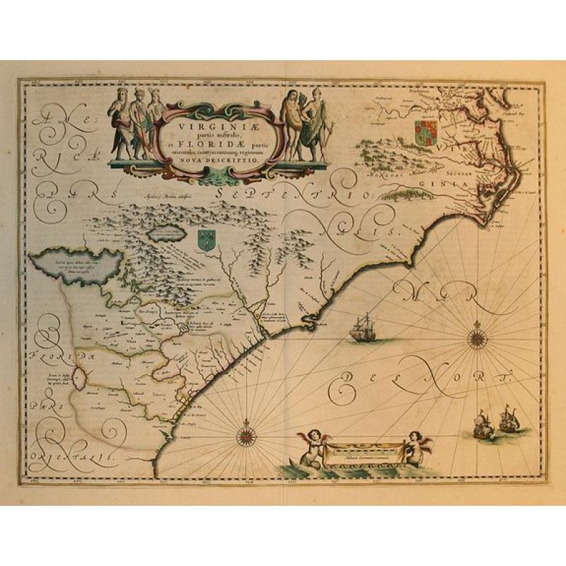 Virginiae partis australis, et Floridae.