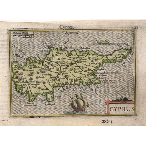 Old map image download for Cyprus