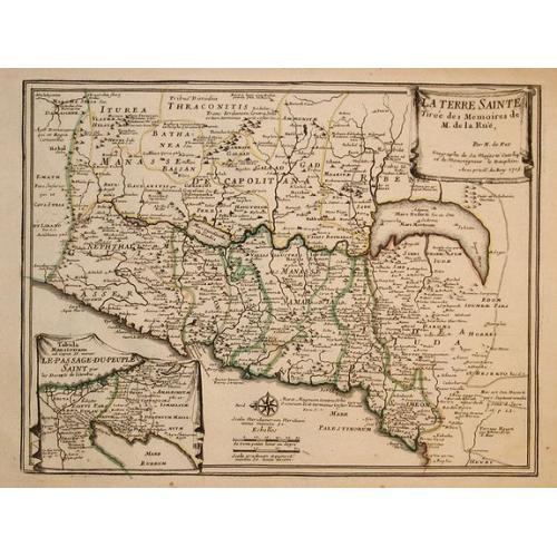 Old map image download for La Terre Sainte..