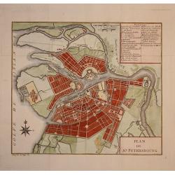 Plan de St. Petersbourg.