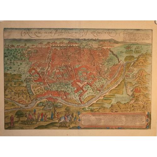Old map image download for Cairus, quae olim Babylon, Aegypti Maxima urbs