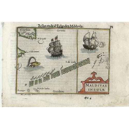 Old map image download for Maldivae Insulae