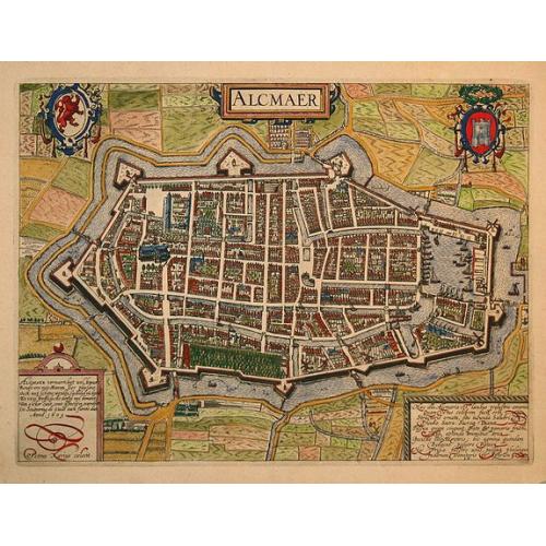 Old map image download for Alcmaer