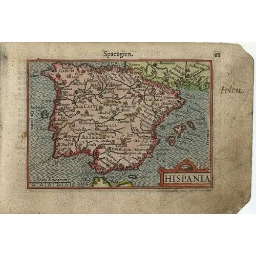 Old map image download for Hispania