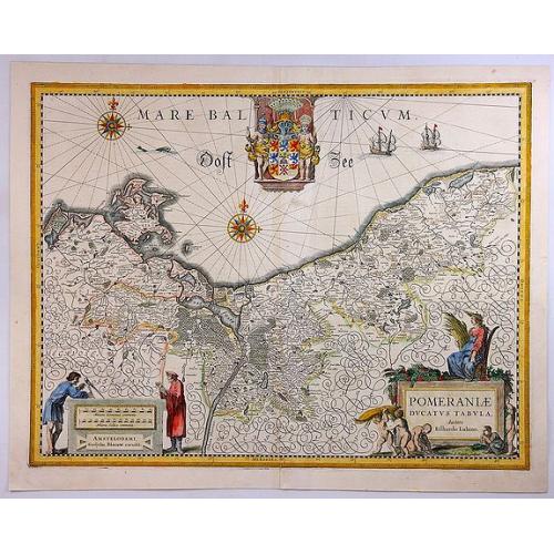Old map image download for Pomeraniae Ducatus Tabula.