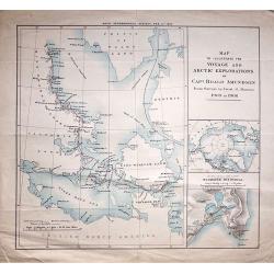 Map to Illustrate The Voyage And Artic Explorations of Capt Roald Amundsen From Surveys by Lieut. G. Hansen. 1903 to 1906. 