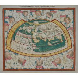 Ptolemeisch General Tafel/die halbe Kugel der Welt begreissende.