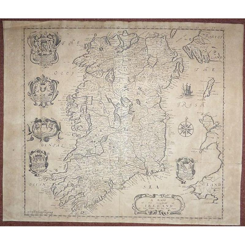 A Mapp of the Kingdome of Ireland.