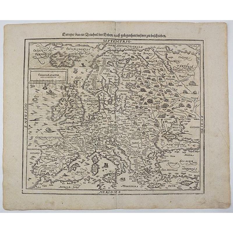 Europa, das ein drittheil der erden, nach gelegenheit unserer zeit beschrieben.