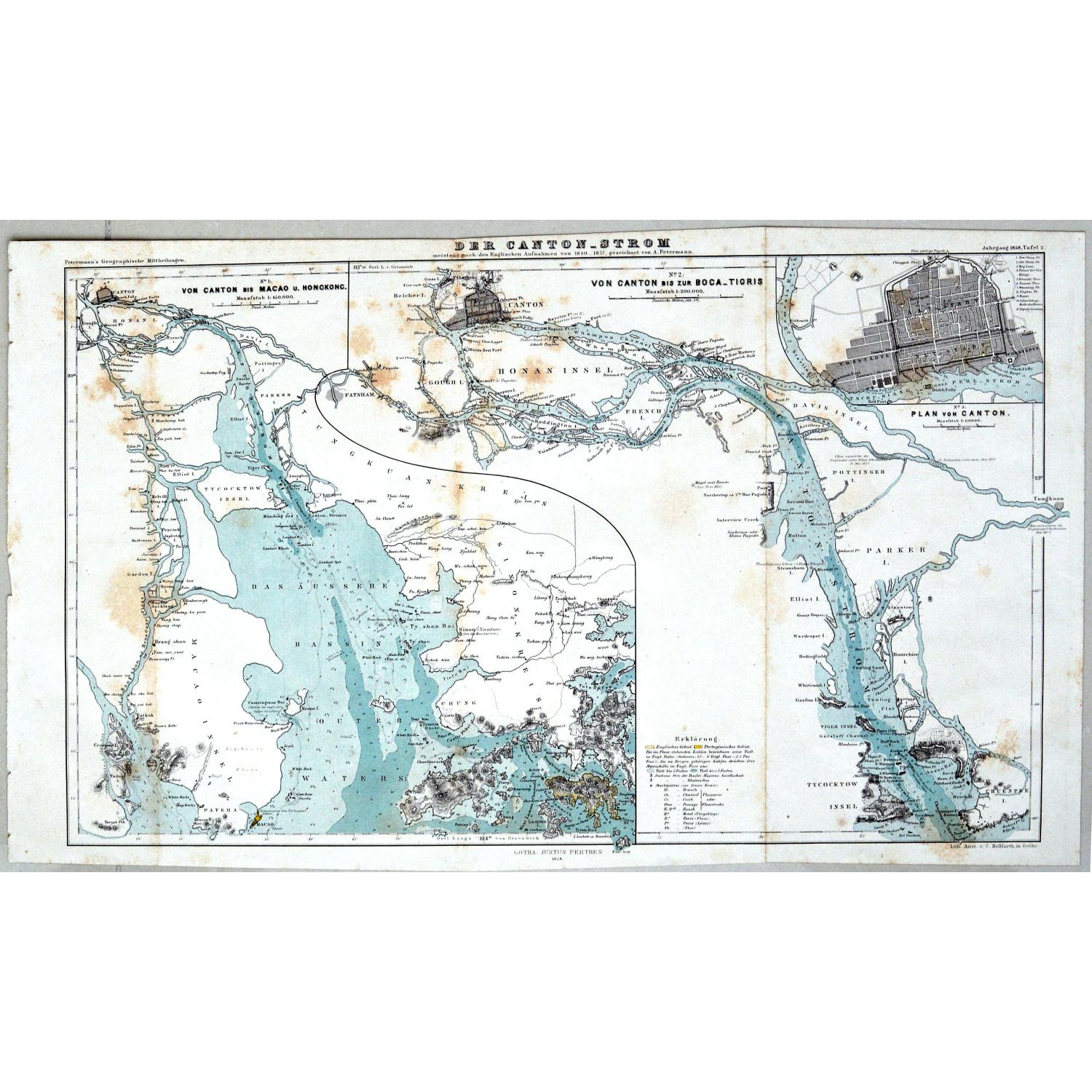 Der Canton-Strom, meistens nach den Englischen Aufnahmen von 1840-1857.