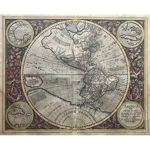 Old map image download for America sive India Nova.