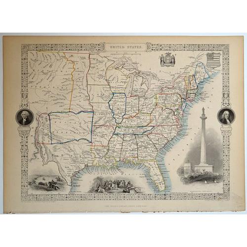 Old map image download for United States.