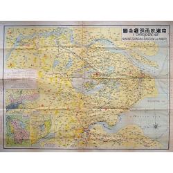 A COMPREHENSIVE MAP OF NANKING-SHANGHAI-HANGCHOW AND NINGPO.