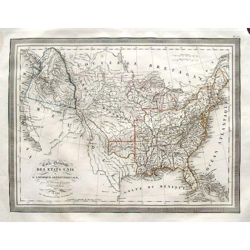 Old map image download for Carte Générale des Etats Unis de L'Amérique Septentrionale. . .
