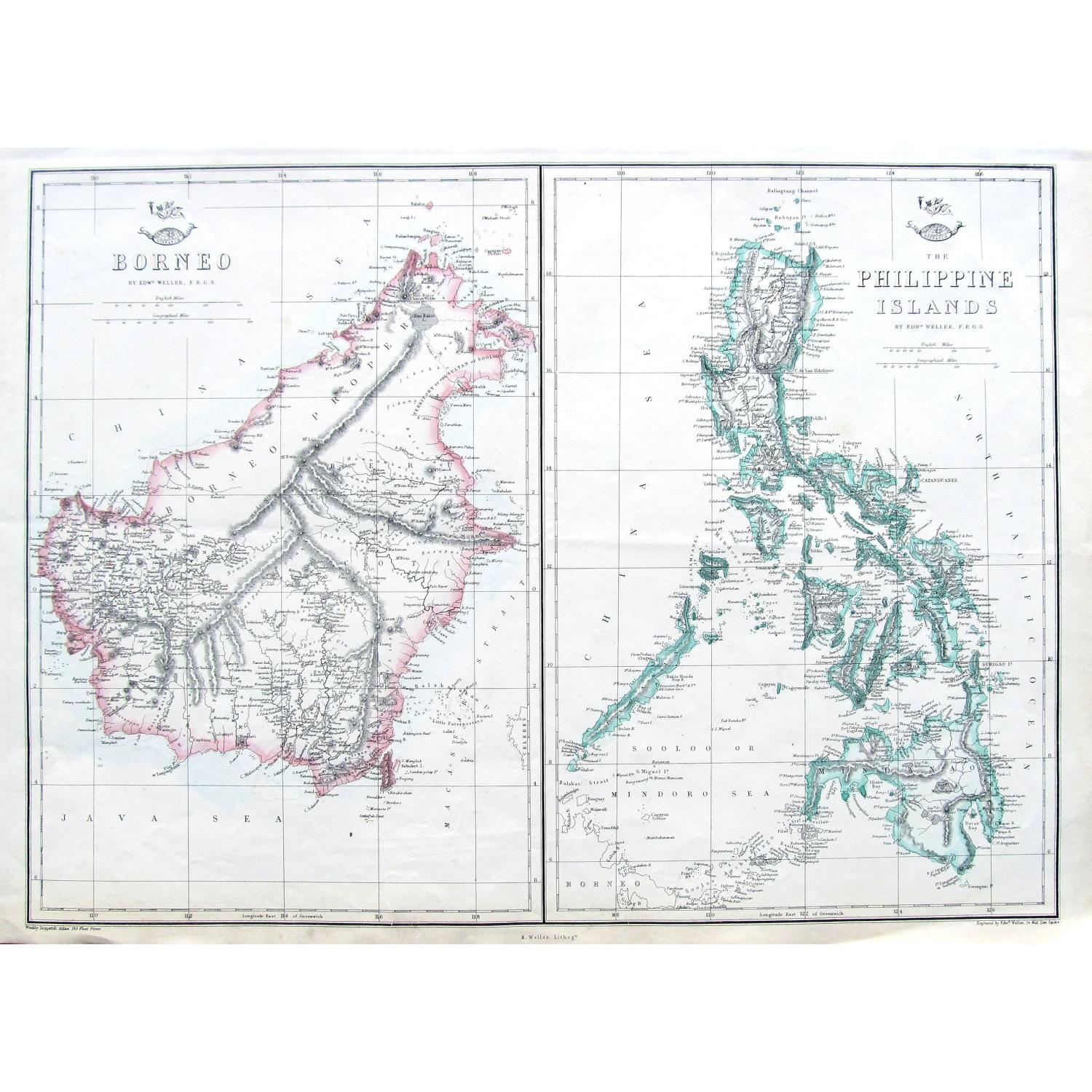 Borneo; The Philippine Islands;