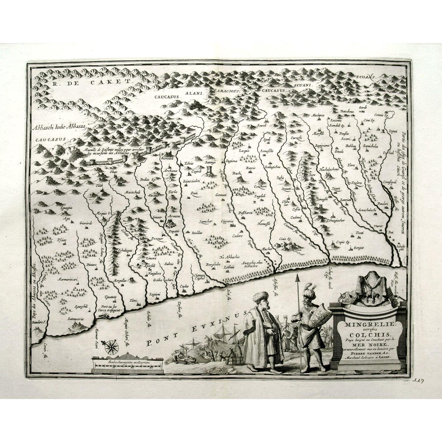 Mingrelie, autrefois Colchis, Pays baigné au Couchant par la Mer Noire.
