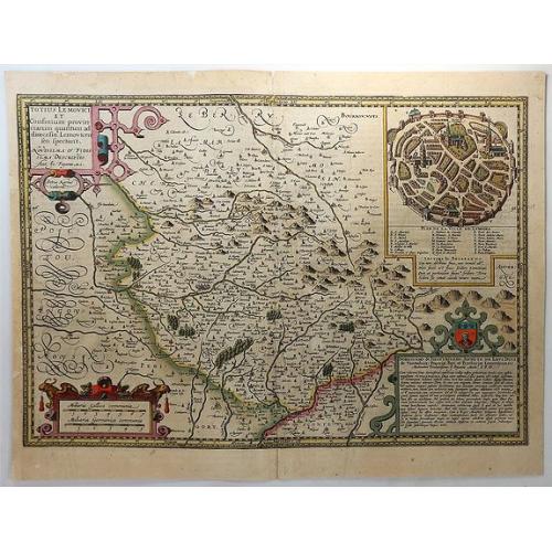 Old map image download for Totius Lemovici et Consinium Provinciarum. . .
