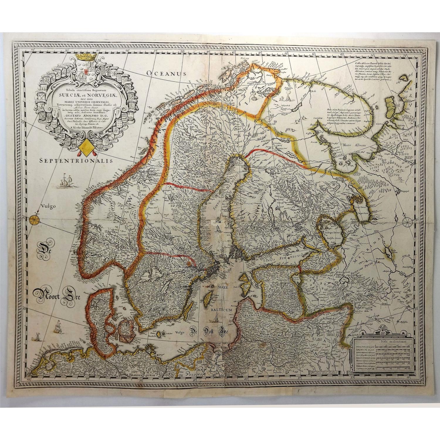 Tabula Exactissima Regnorum Suecia et Norvegiae. . .
