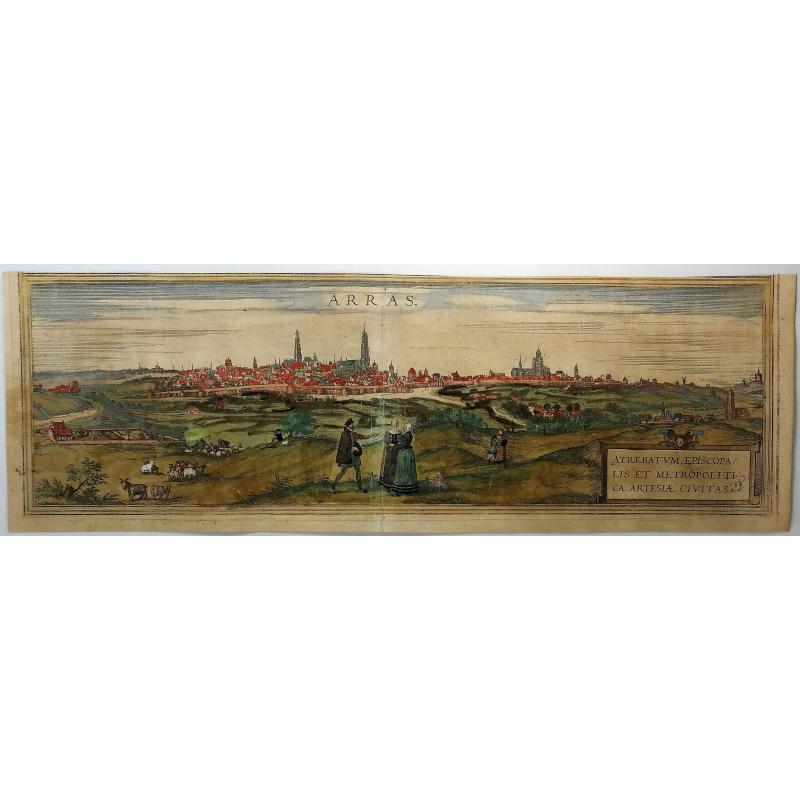 Atrebatum Episcopa Lis et Metropolica Artesiae Vivitas.