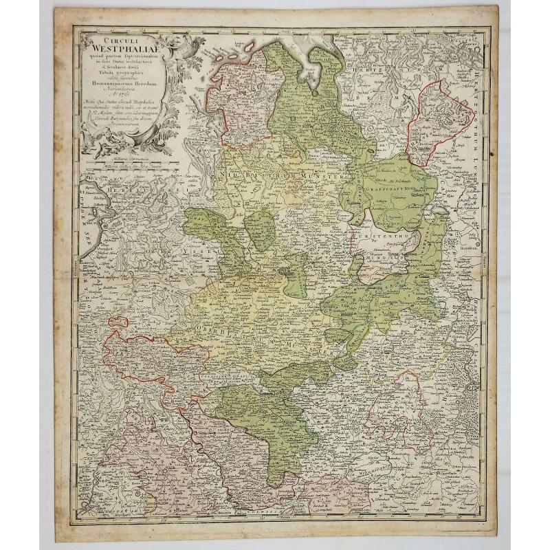 Circuli Westphaliae Quoad Partem Septentrionalem. . .