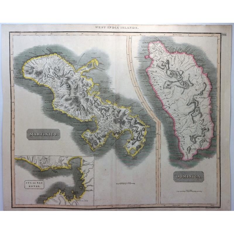 West India Islands - Martinico & Dominica.