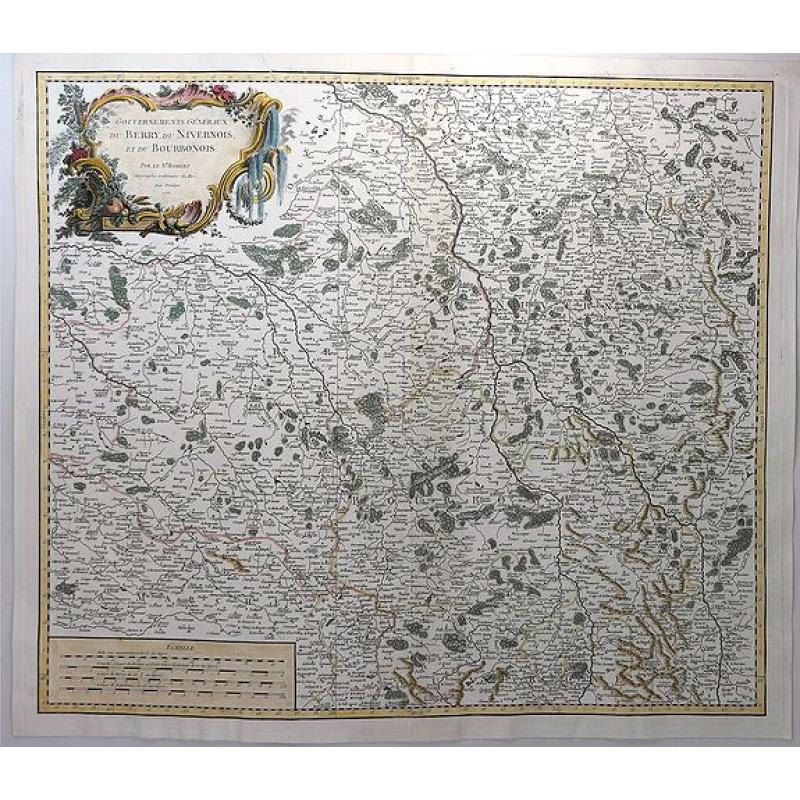 Gouvernements Generaux du Berry, du Nivernois et du Bourbonois.