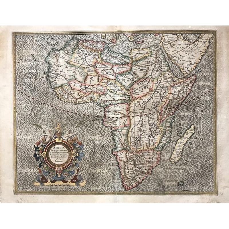 Africa ex magna orbis terre descriptione Gerardi Mercator.