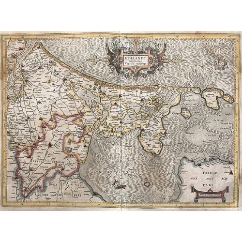 Old map image download for Hollandt comitatus Utricht episcop.