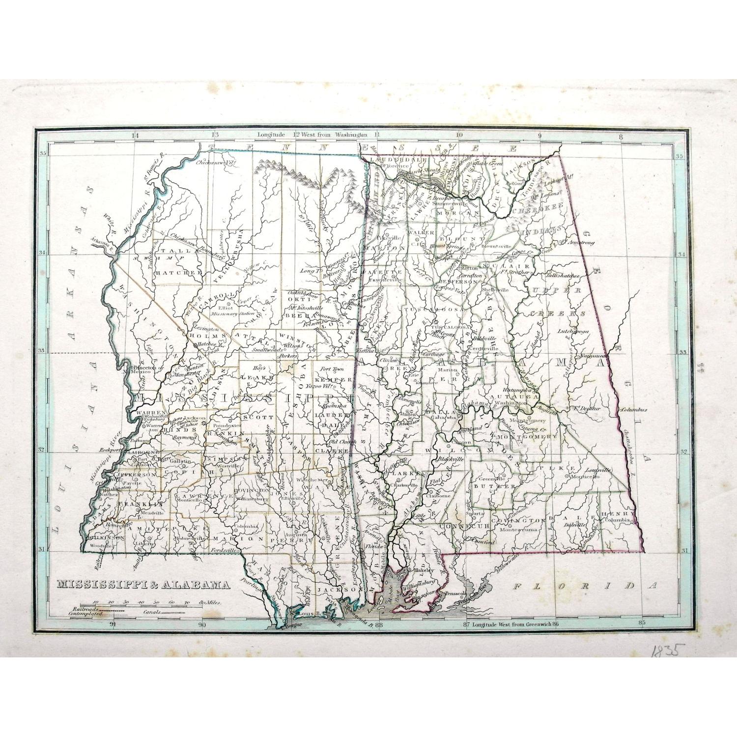 Mississippi & Alabama.