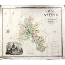 Map of the County of OXFORD from an Actual Survey' by C. & J. Greenwood. 
